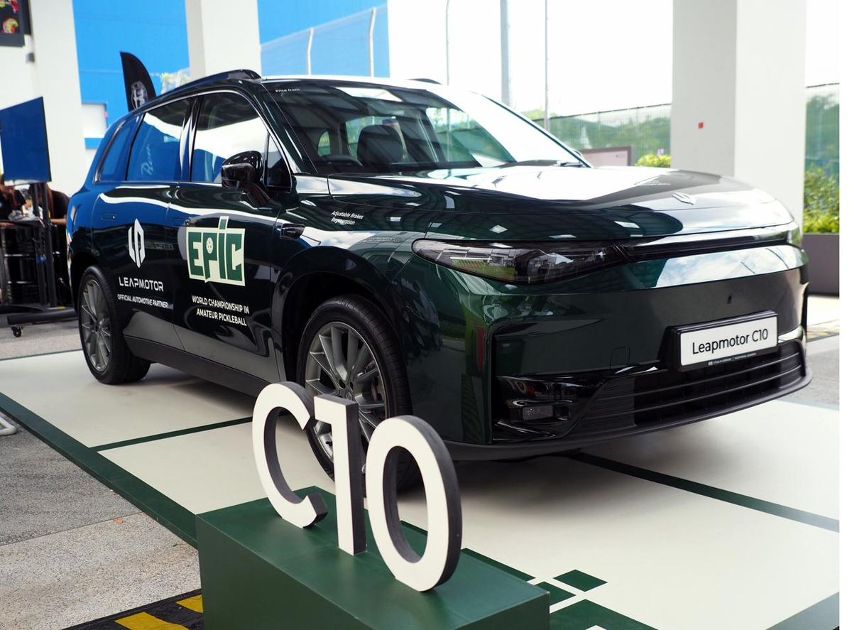 Leapmotor vehicle on display at EPIC 2026
