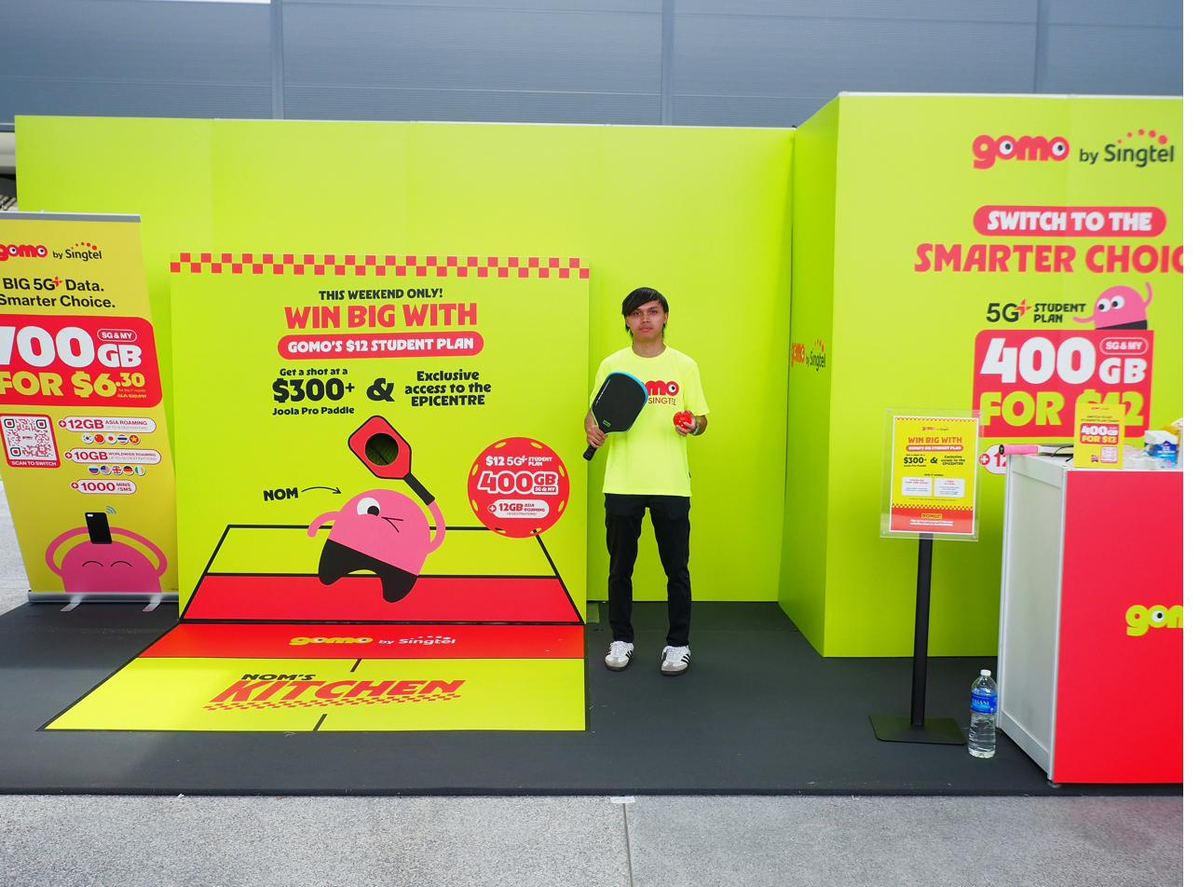 Singtel GOMO activation at EPIC 2026