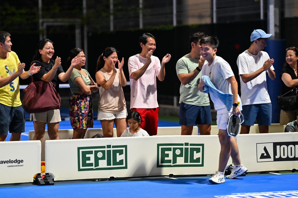 Spectators courtside at EPIC 2026